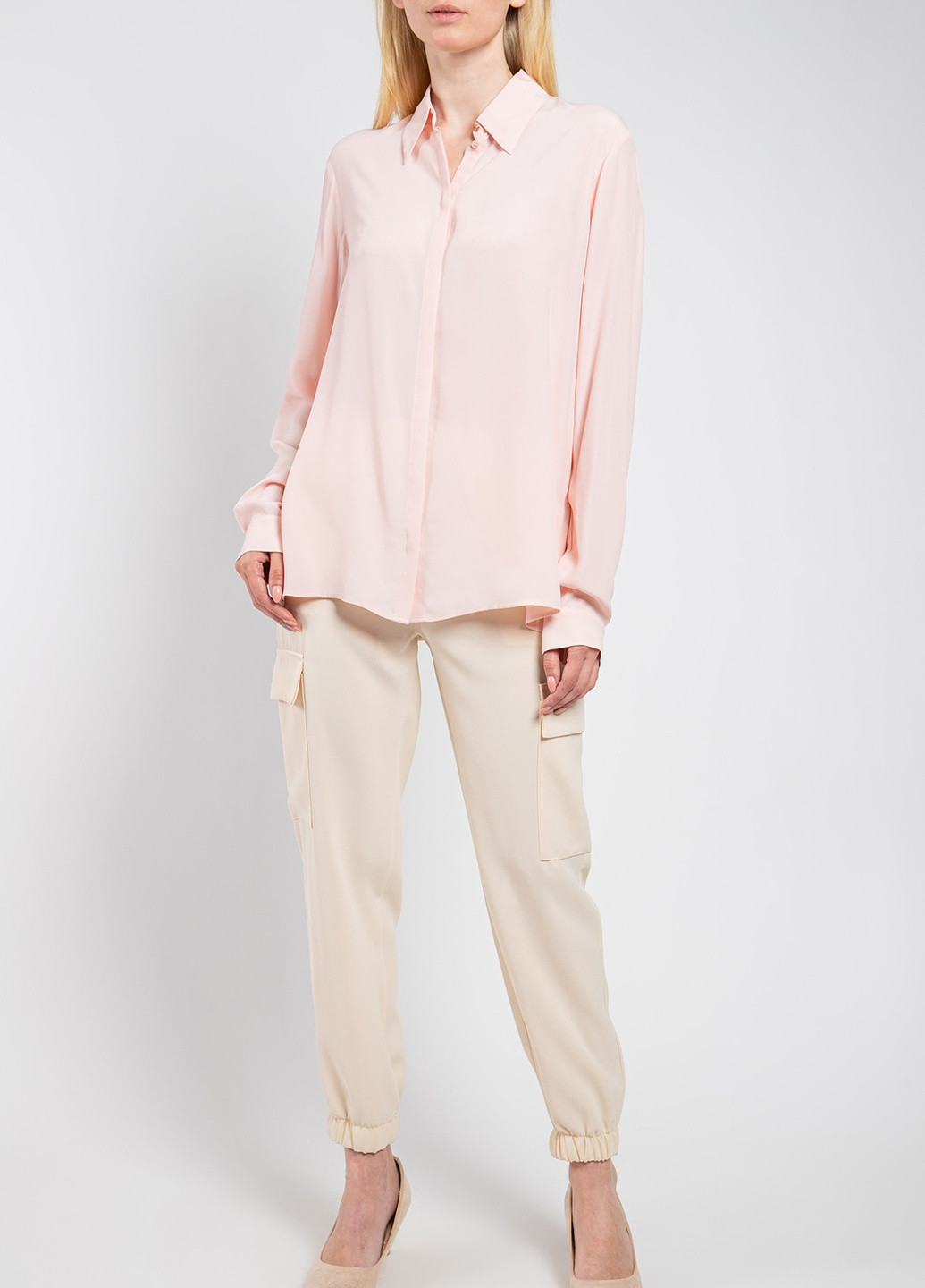 Розовая летняя блуза Liu Jo