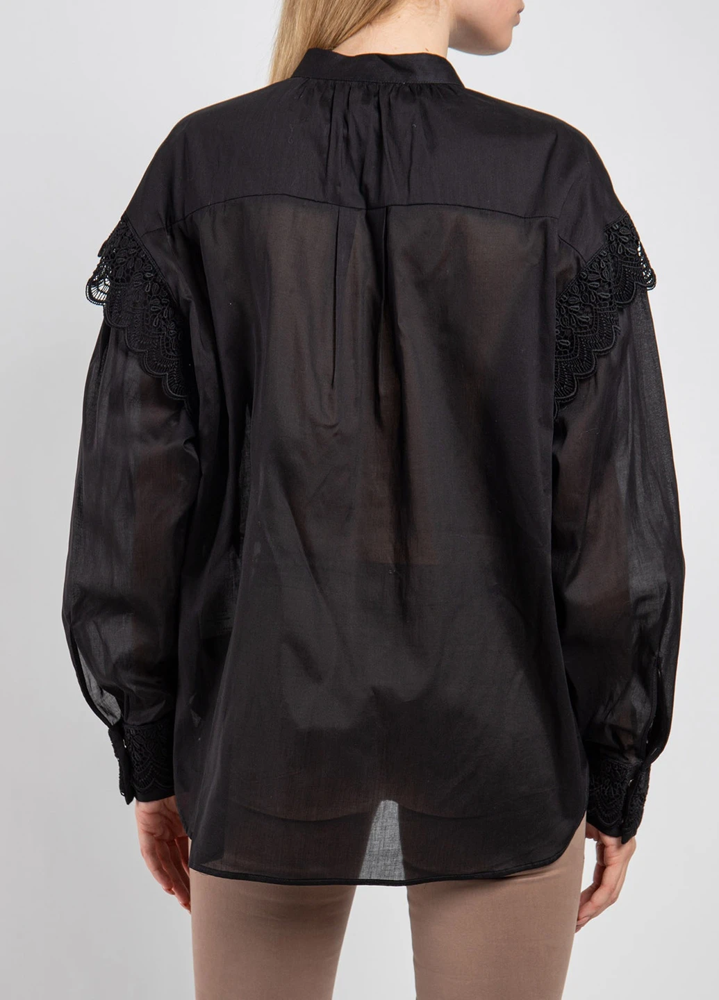 Чорна блуза MSGM