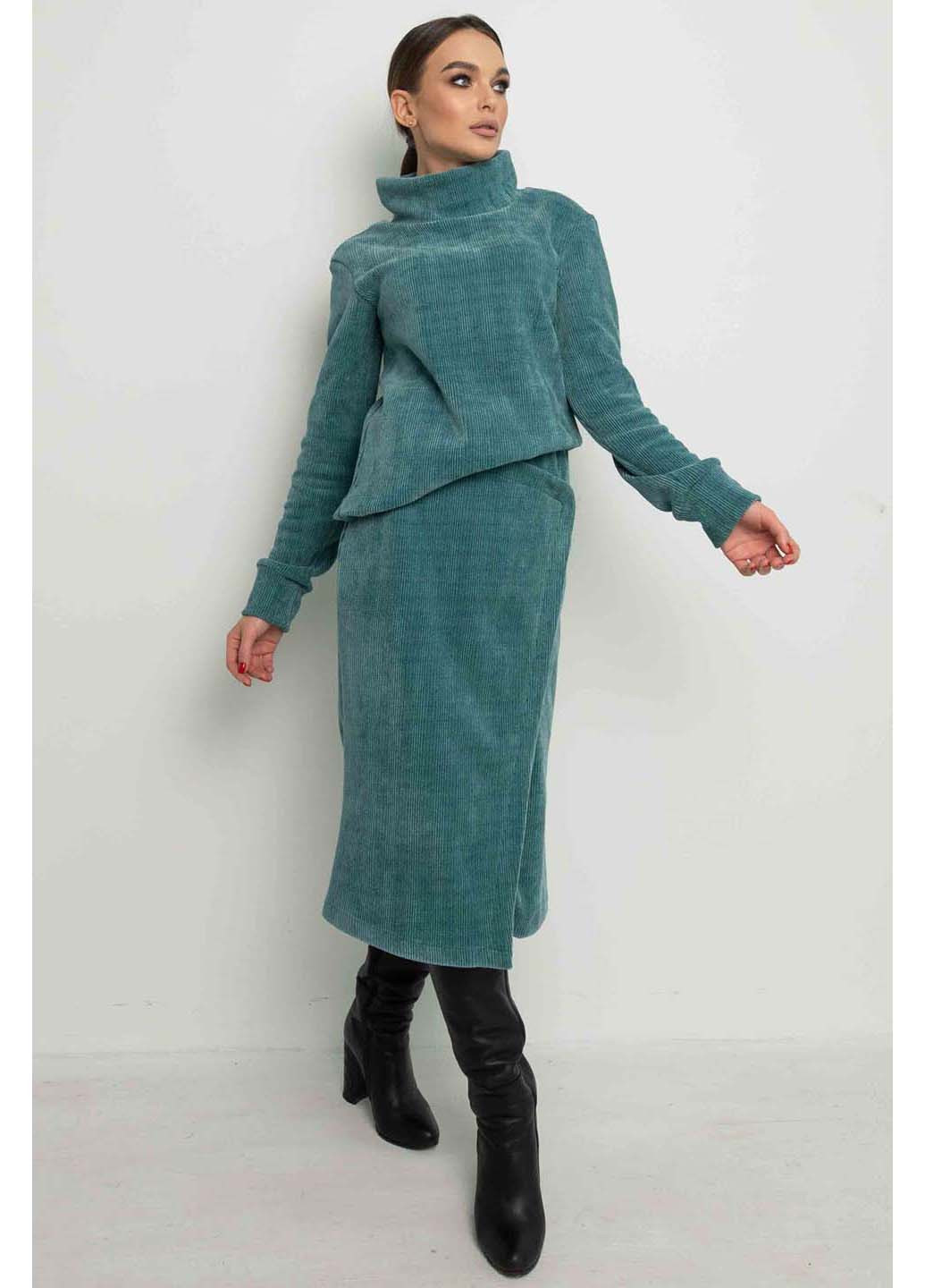 Светло-зеленая кэжуал юбка Ри Мари