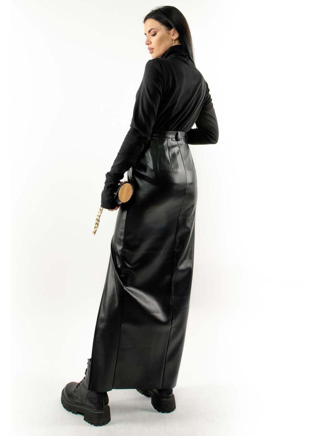 Черная кэжуал юбка Ри Мари