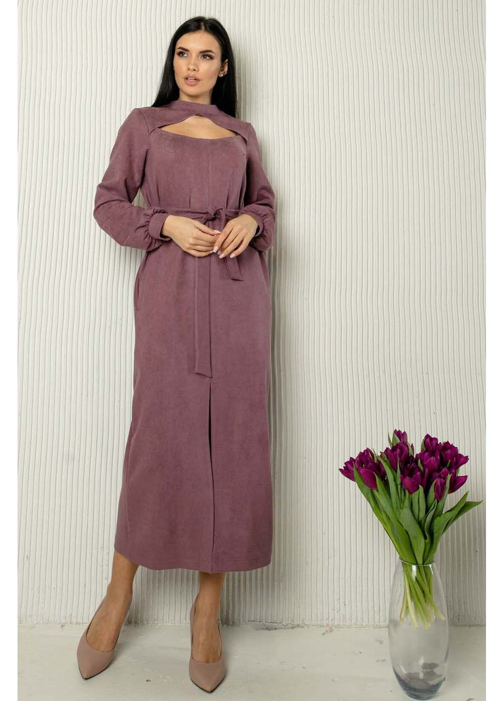 Лиловое кэжуал платье Ри Мари