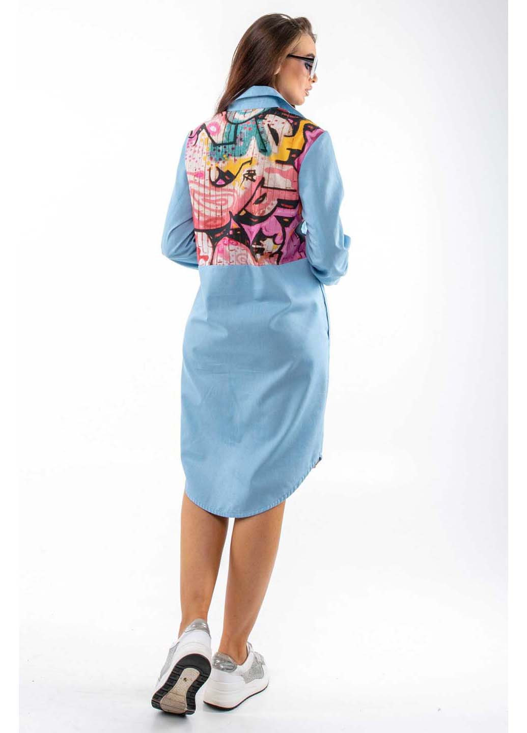 Блакитна кежуал сукня Ри Мари