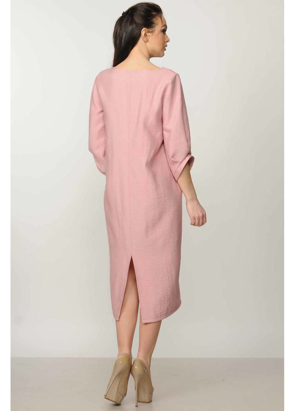 Розовое кэжуал платье Ри Мари