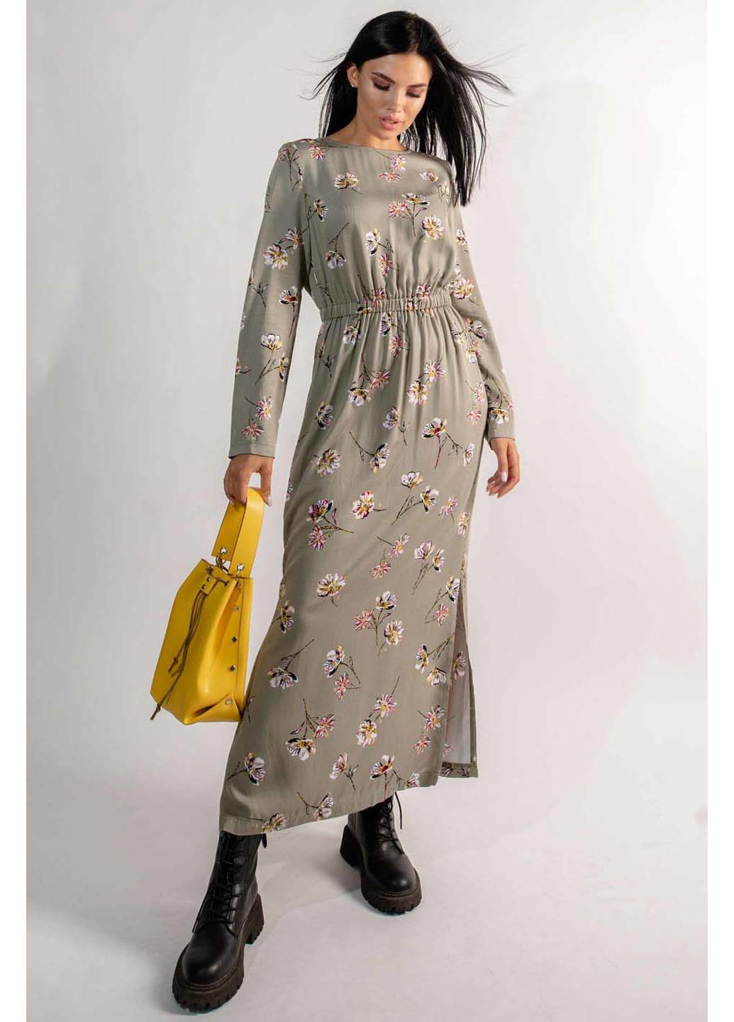 Комбинированное кэжуал платье Ри Мари