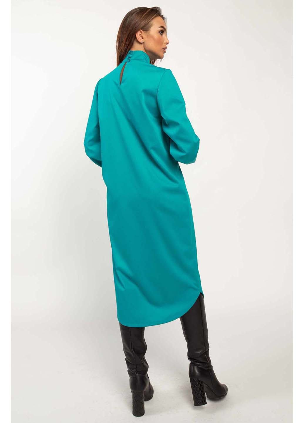 Голубое кэжуал платье Ри Мари