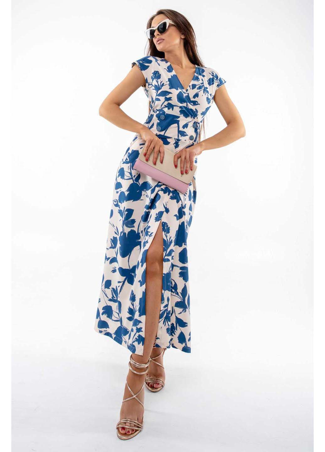 Молочное кэжуал платье Ри Мари