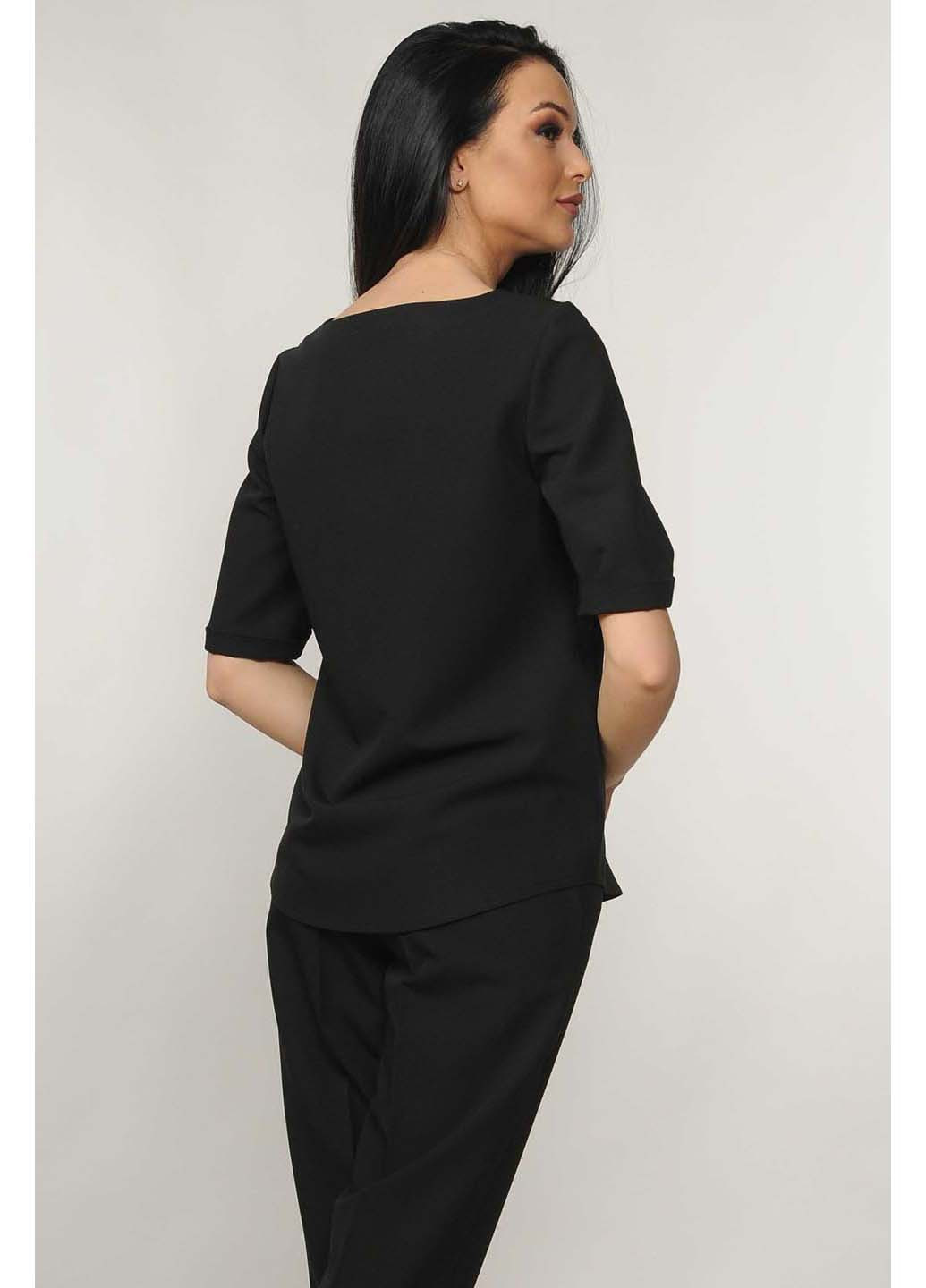 Черная демисезонная блуза Ри Мари