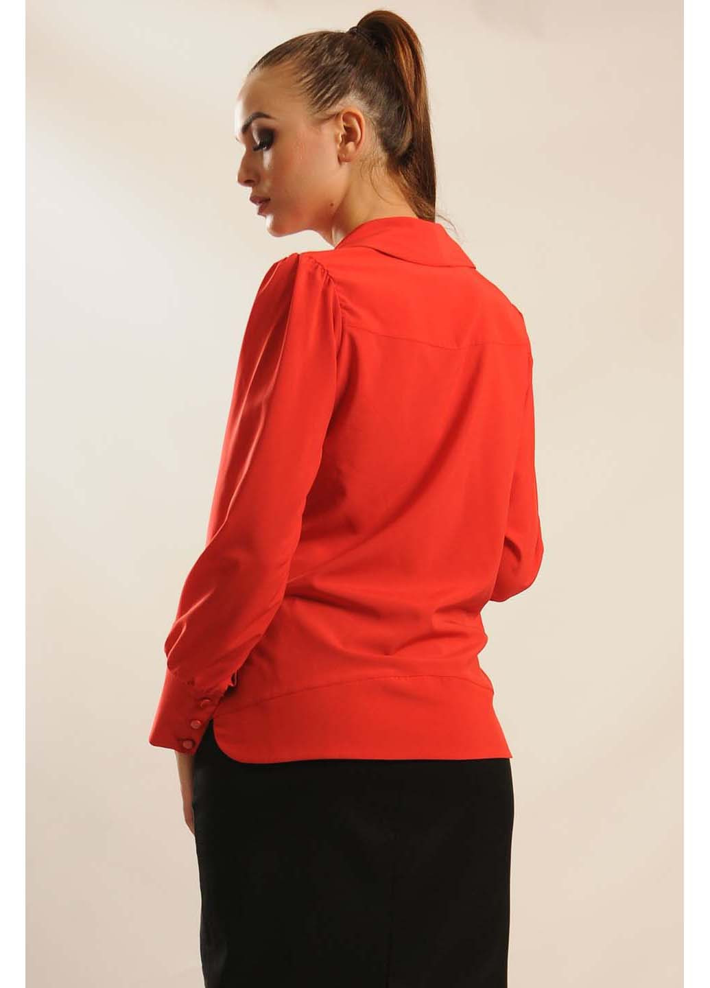 Красная демисезонная блуза Ри Мари