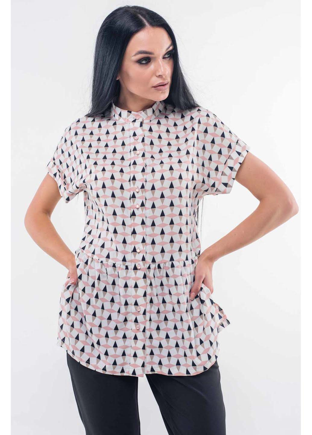 Комбінована демісезонна блуза Ри Мари