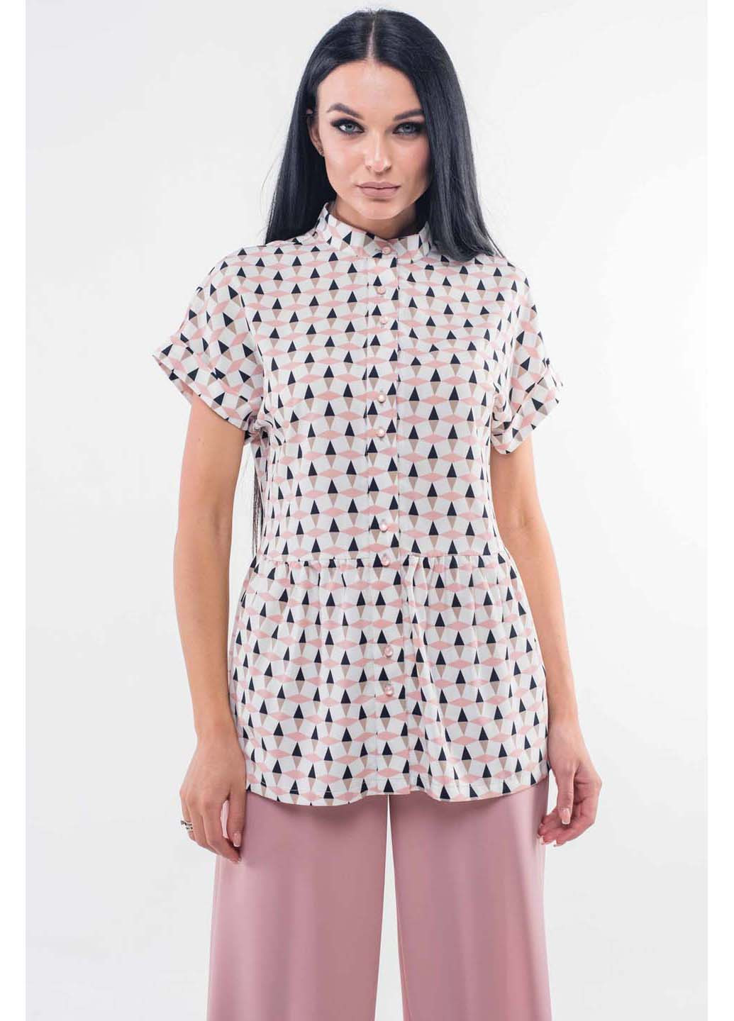 Комбинированная демисезонная блуза Ри Мари