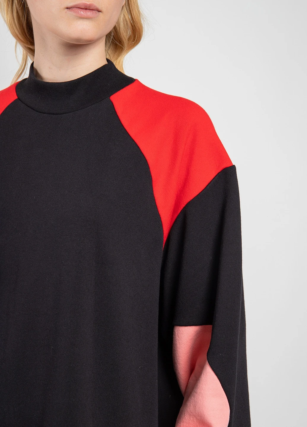 Черное кэжуал черное хлопковое платье MSGM однотонное