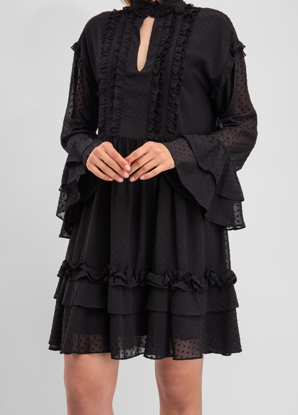 Чорна кежуал сукня Twinset однотонна