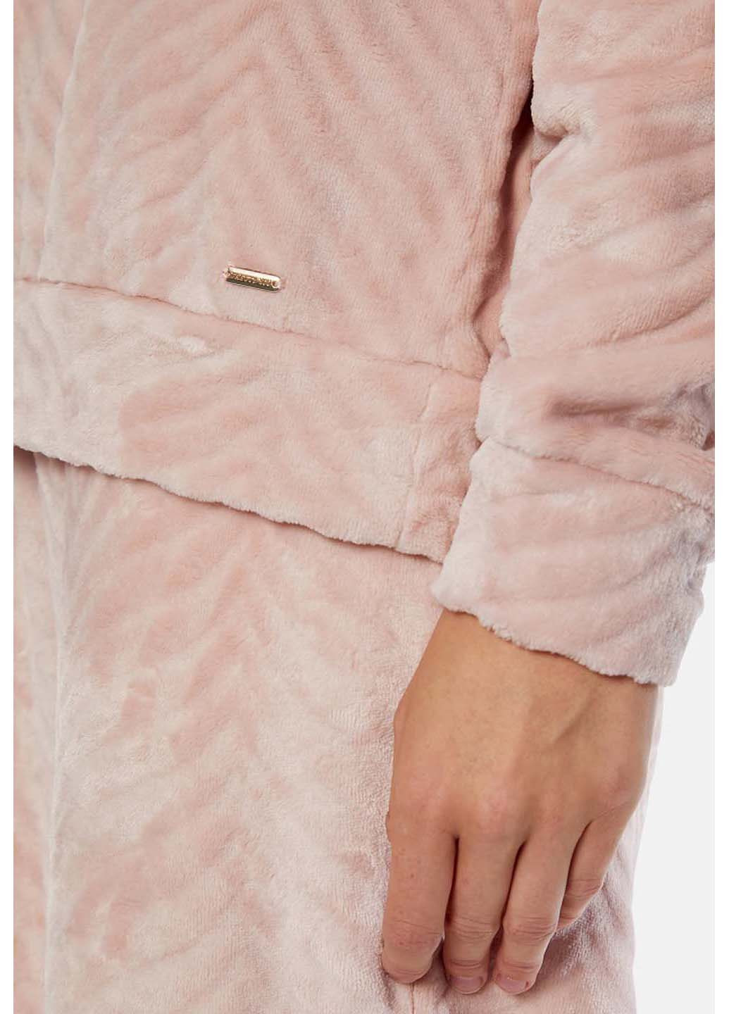 Рожева зимня піжама Pretty You London Chevron-Rose