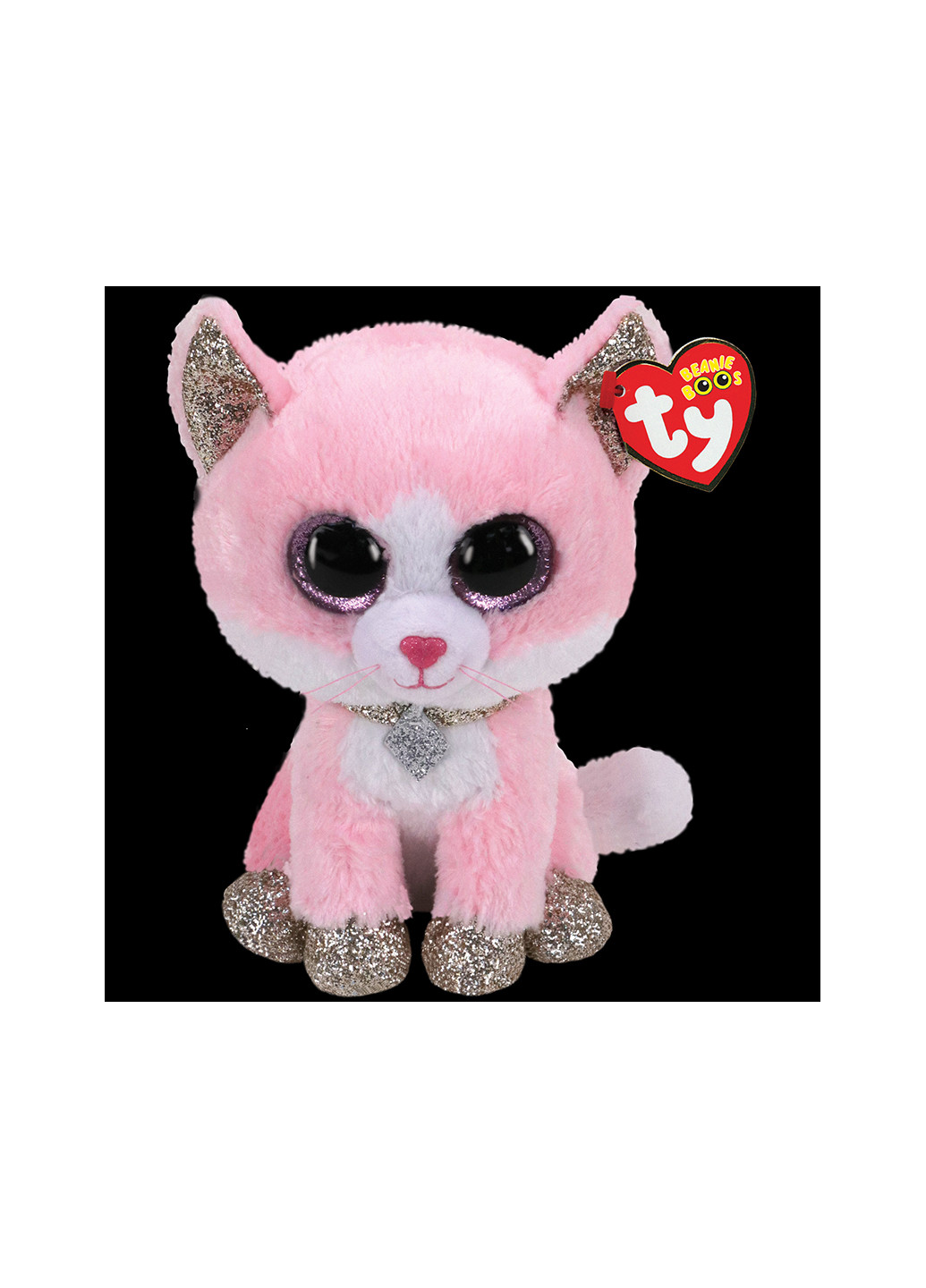 Мягкая игрушка Beanie Boo's 36366 Розовый котенок "FIONA" 15см TY (256737147)