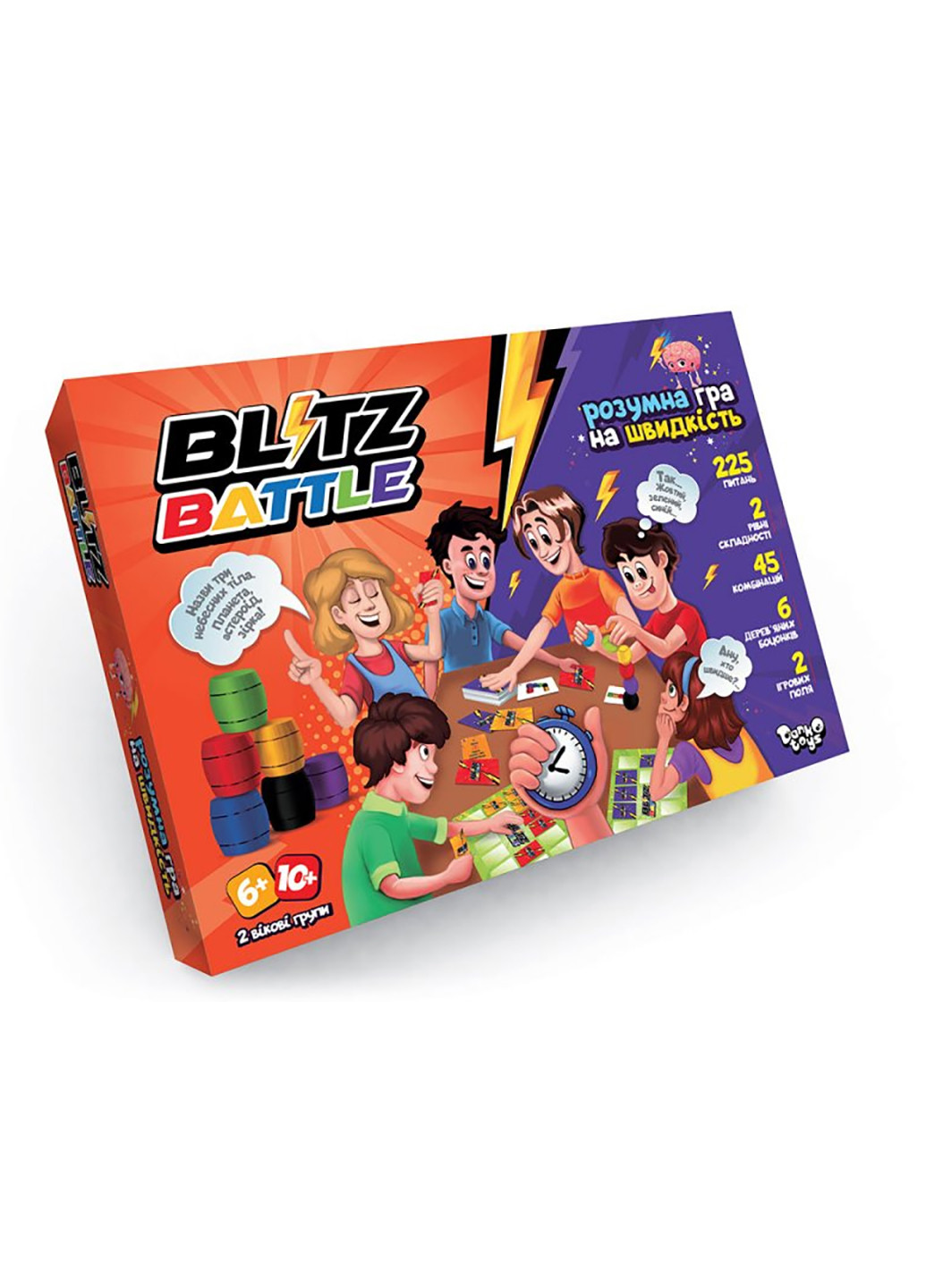 Настільна розважальна гра "Blitz Battle" укр Danko Toys (256737160)