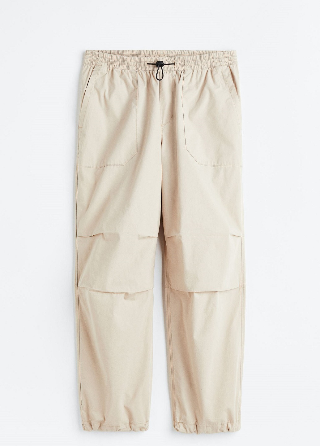 Светло-бежевые спортивные демисезонные брюки H&M