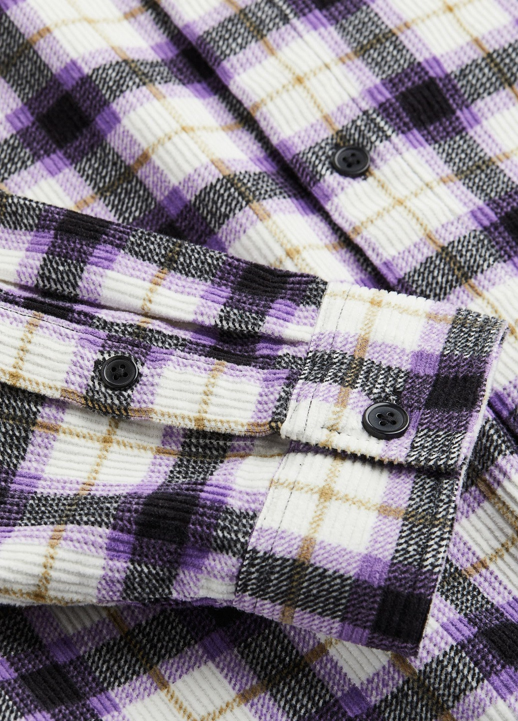 Фиолетовая кэжуал рубашка H&M