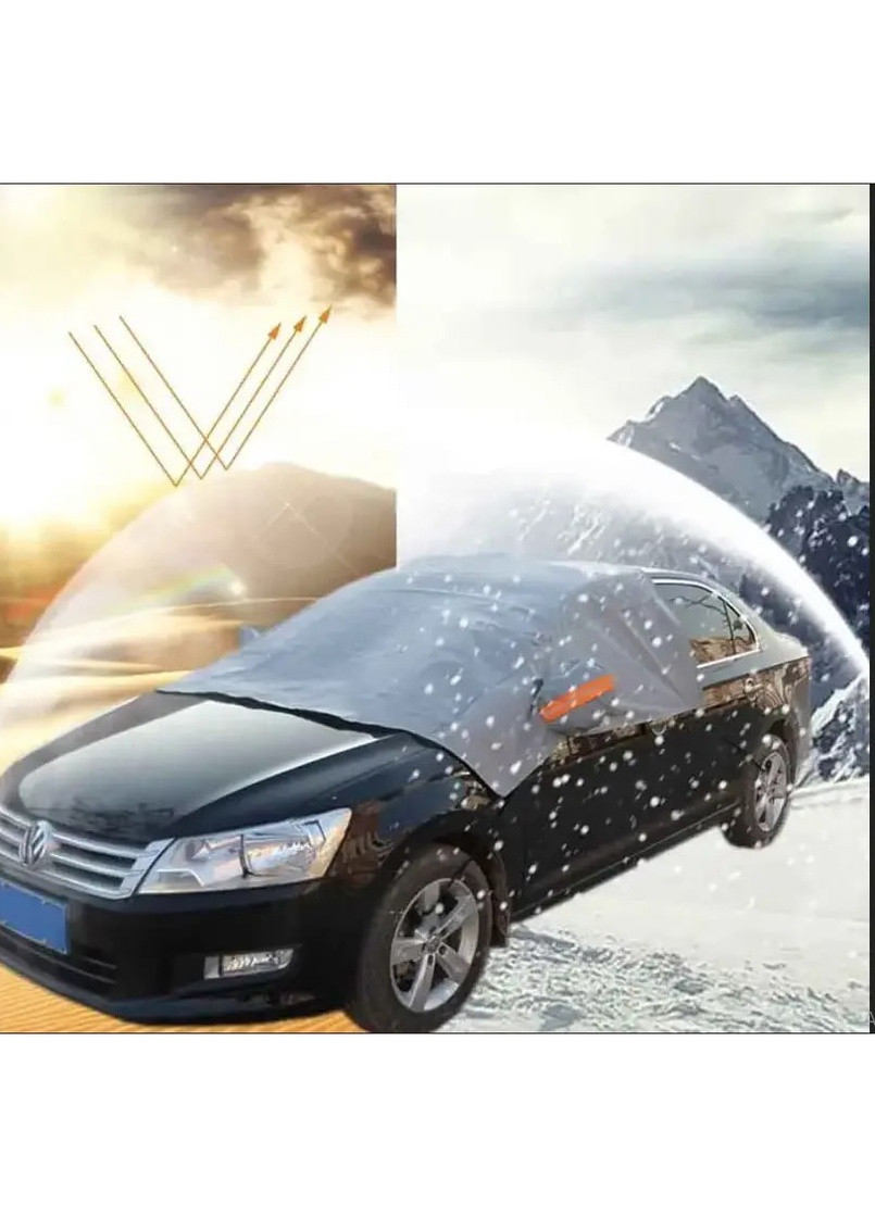 Чехол защитный от снега на лобовое стекло автомобиля (АО-2008) No Brand (256740926)