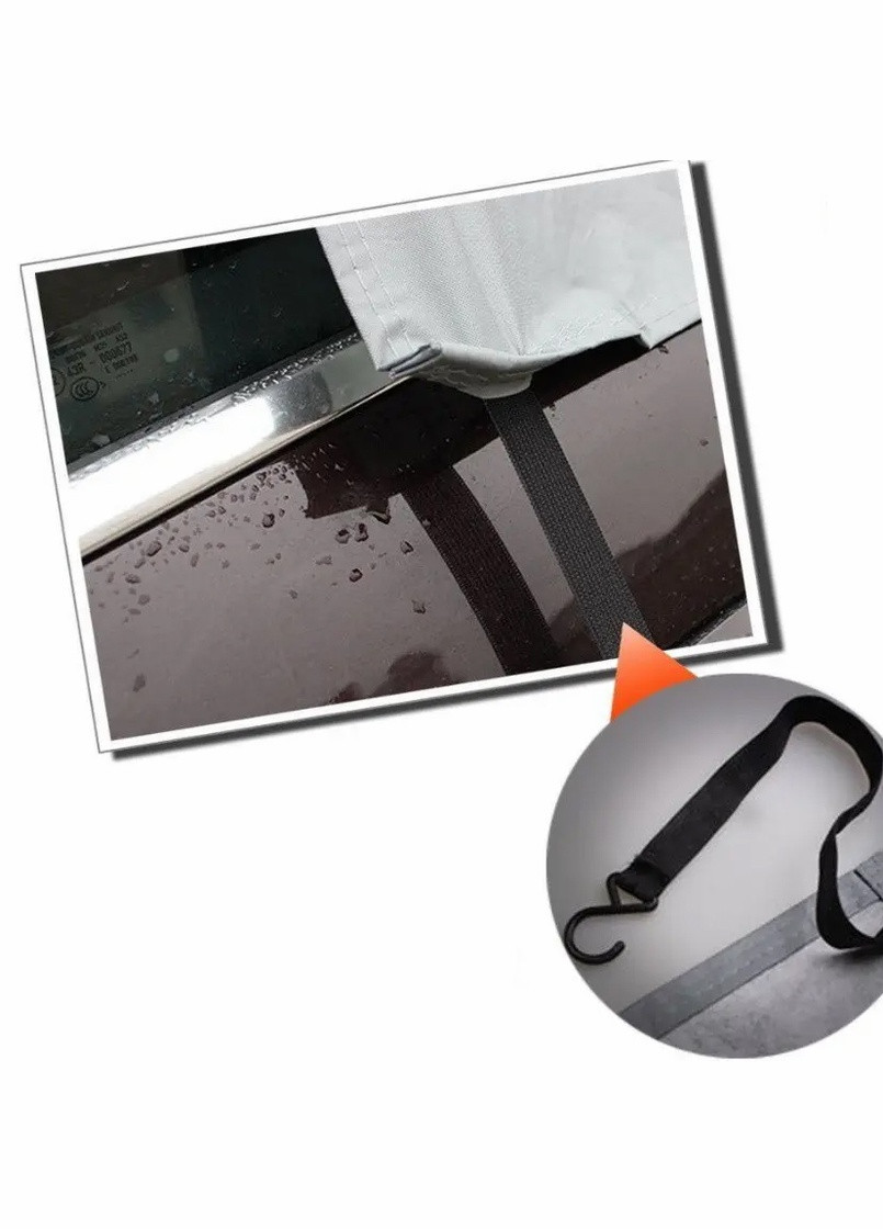 Чехол защитный от снега на лобовое стекло автомобиля (АО-2008) No Brand (256740926)