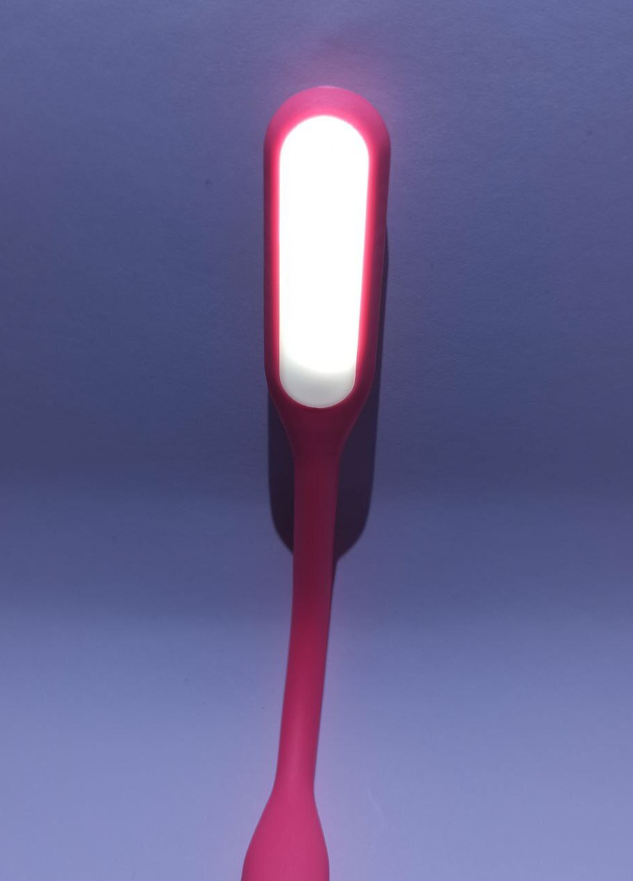 Міні USB LED лампа Light для ноутбука, рожева No Brand (256789246)