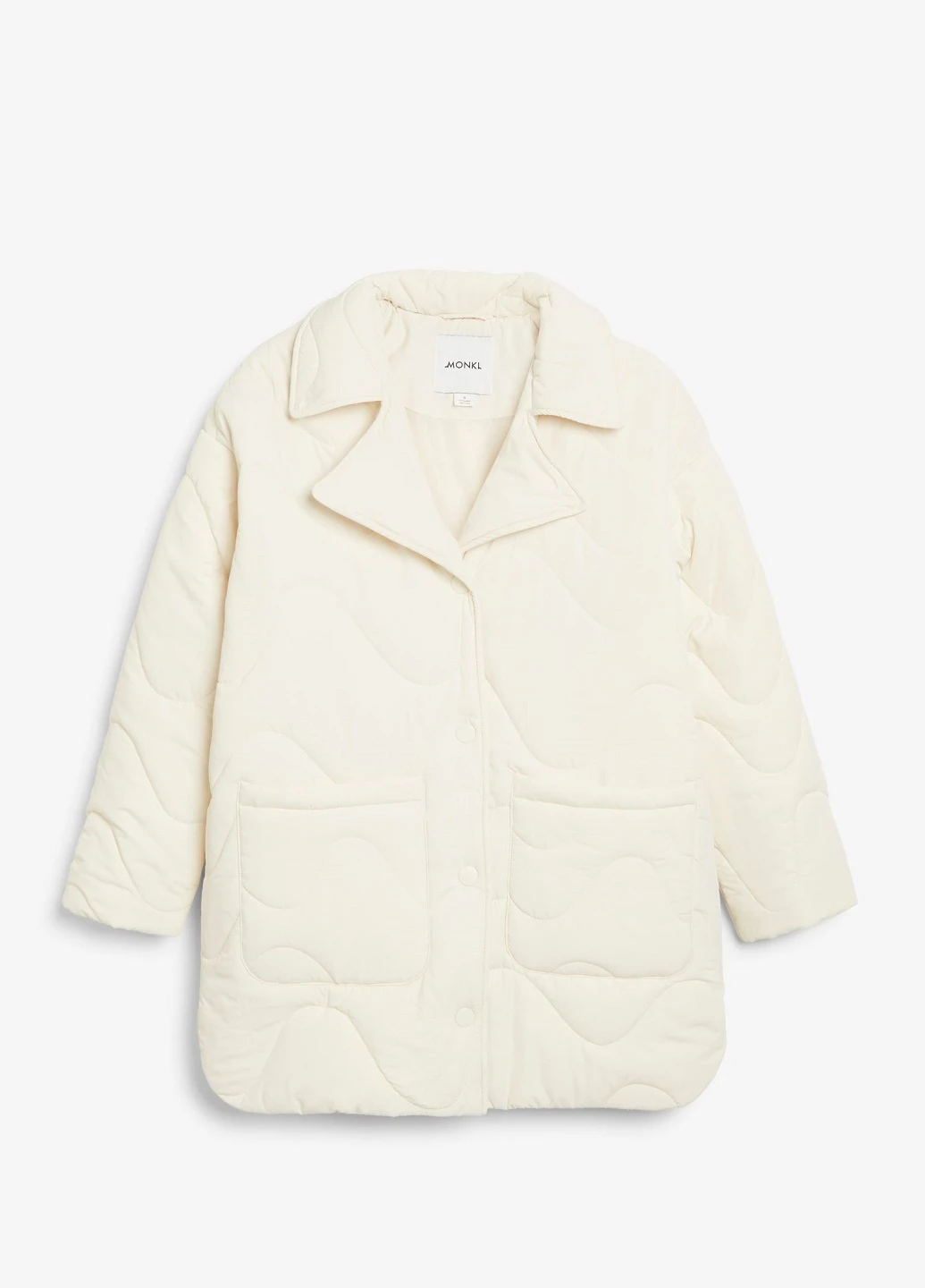 Біла демісезонна куртка H&M