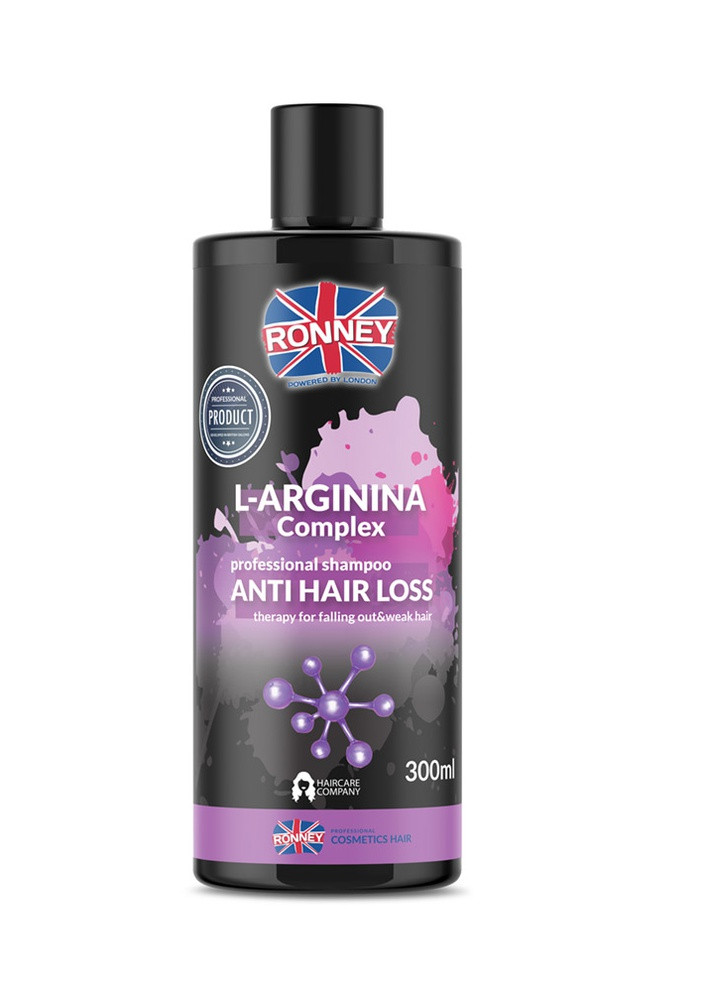 Шампунь проти випадіння L-ARGININA COMPLEX для ослабленого волосся 300 мл RONNEY (256873794)