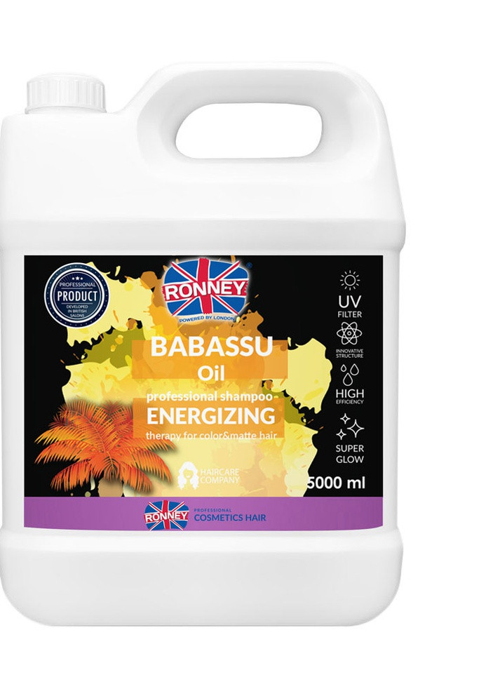 Шампунь BABASSU OIL для окрашенных волос с маслом Бабасу 5 л RONNEY (256873767)