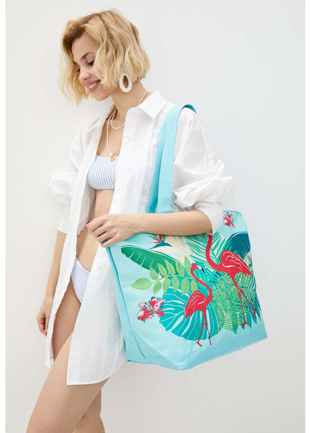 Сумка пляжная Tropical 35x58x23 см One Size Le Comptoir de La Plage (256786995)