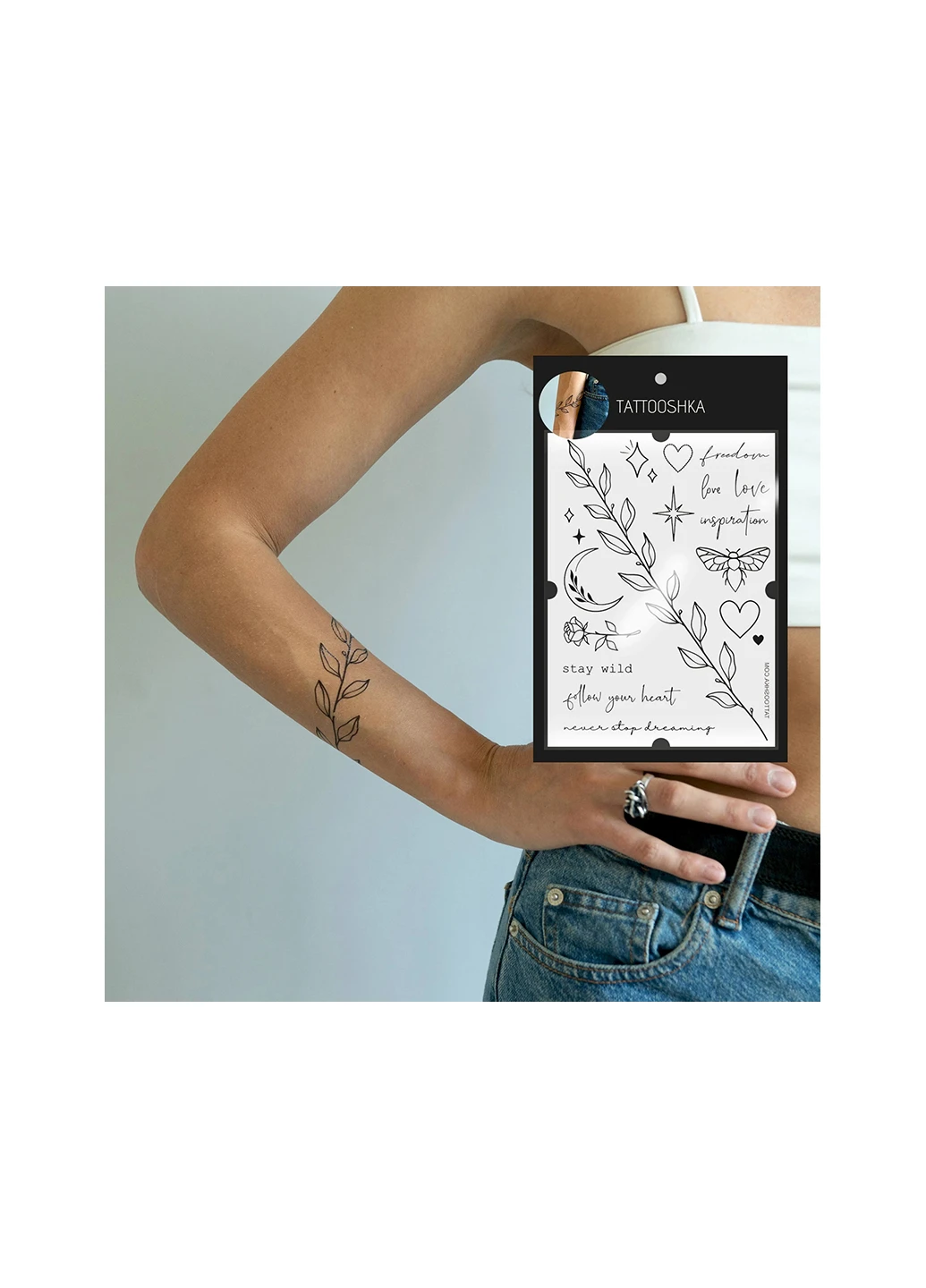 Тату cет FREEDOM LOVE LB-100 Tattooshka (256784903)