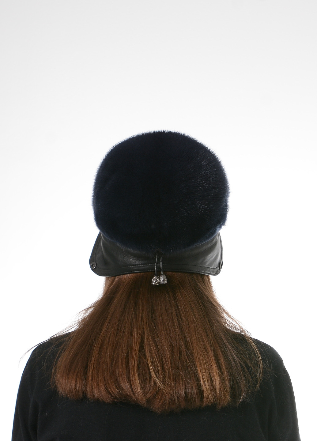 Женская зимняя норковая жокейка с отворотом из натурального меха норки Меховой Стиль жокейка с отворотом (256789156)