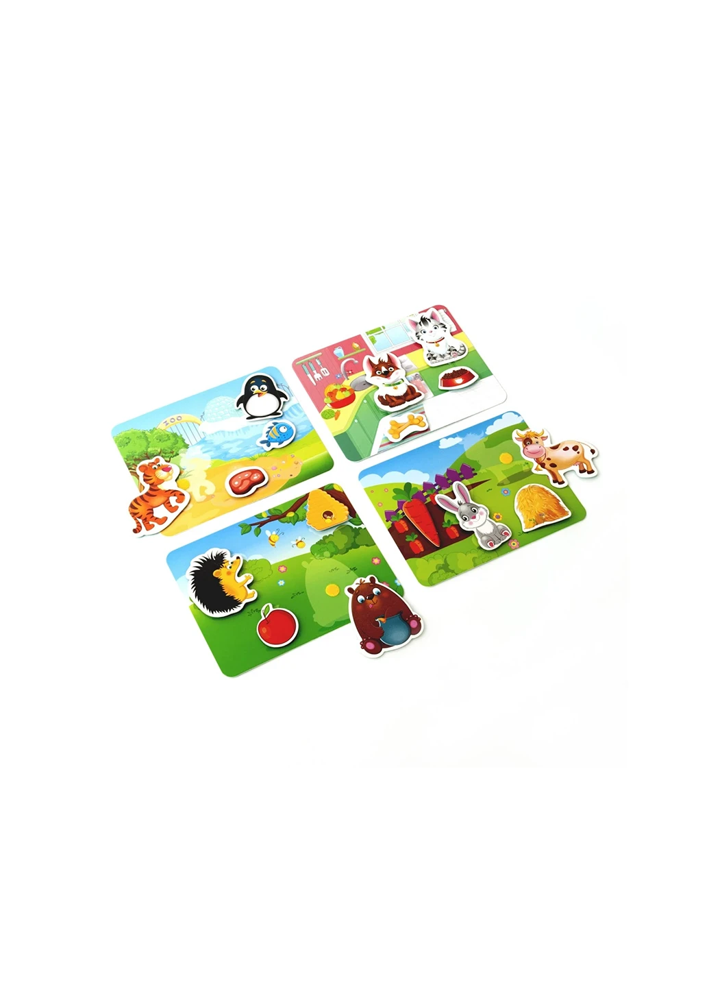 Гра з липучками VT1302-27 Хто що їсть? Vladi toys (256784147)