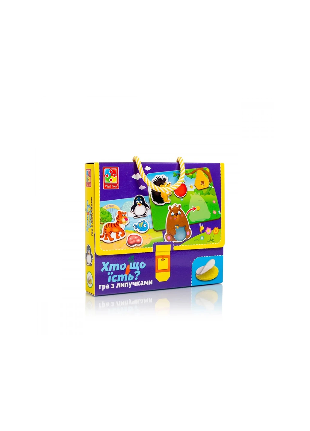 Гра з липучками VT1302-27 Хто що їсть? Vladi toys (256784147)