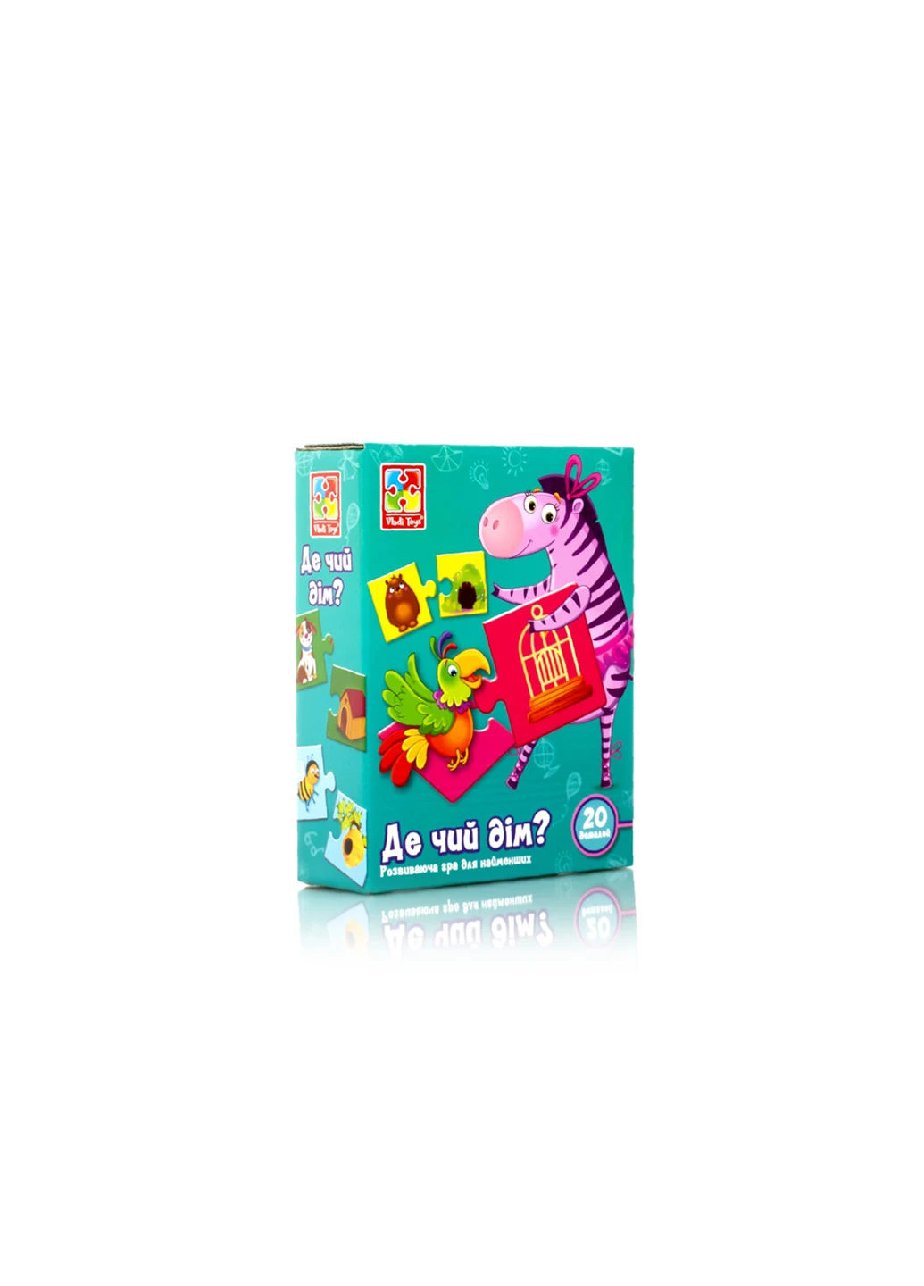 Гра розвиваюча Де чий будиночок? VT1804-30 Vladi toys (256784142)