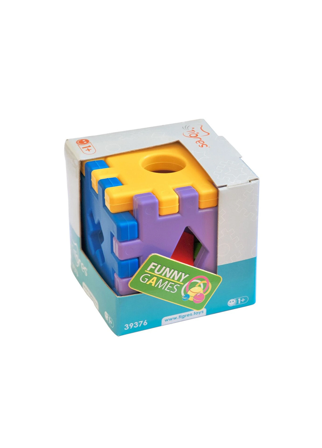Развивающая игрушка 39376 Волшебный куб 12 элементов Tigres (256782715)