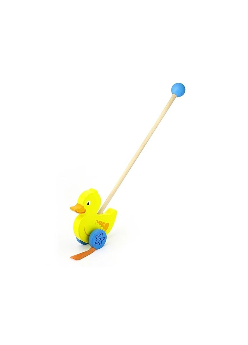Игрушка-каталка "Утенок" Viga Toys (256794154)