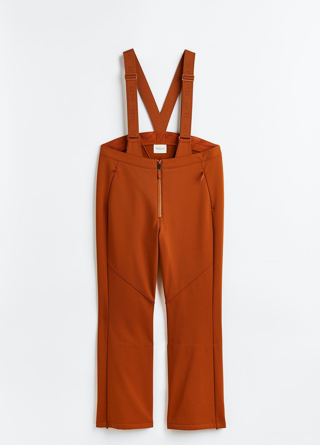 Коричневые кэжуал зимние брюки H&M