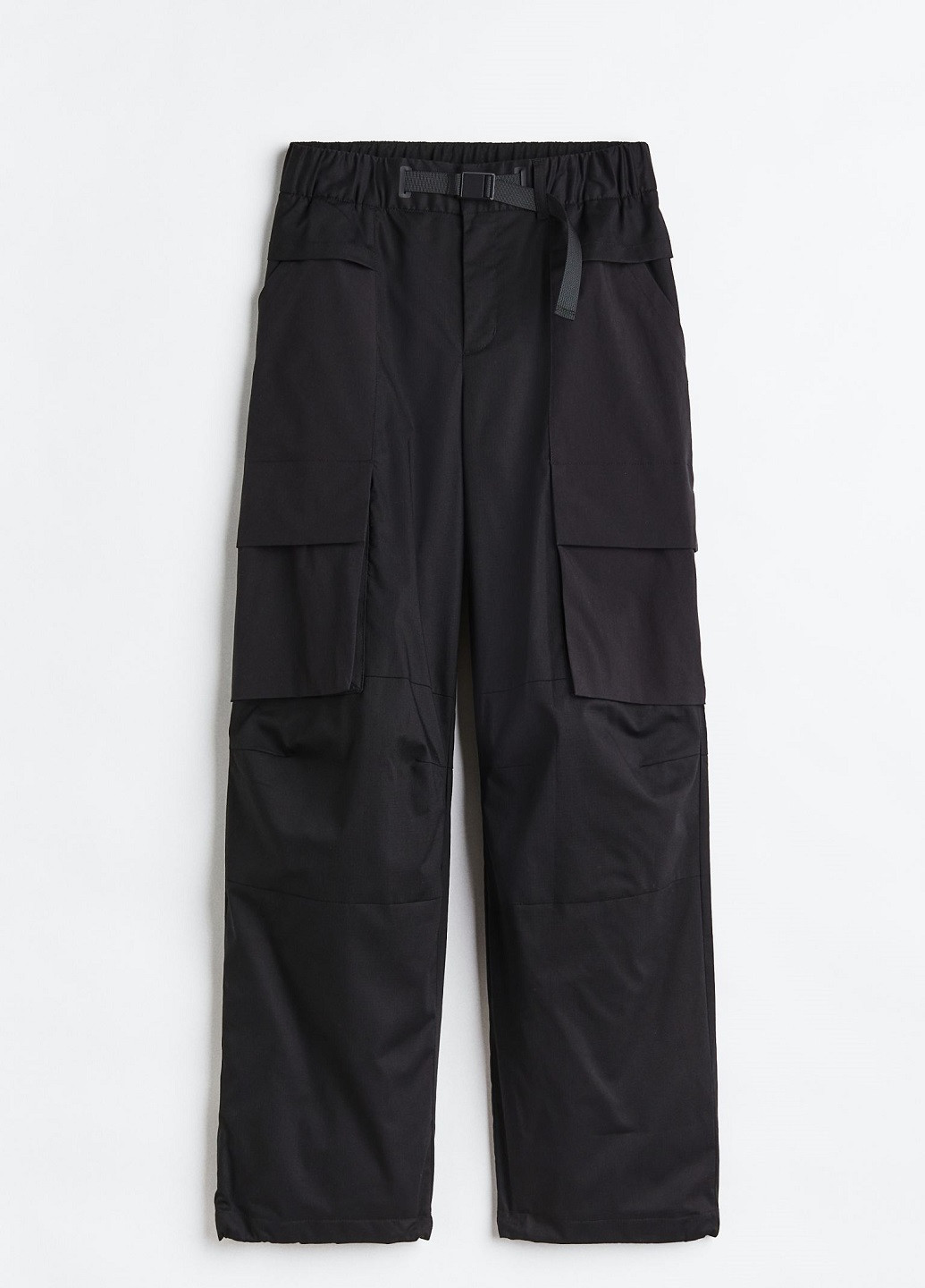 Черные спортивные зимние брюки H&M