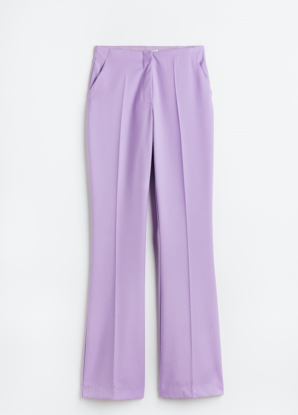 Светло-фиолетовые классические демисезонные брюки H&M