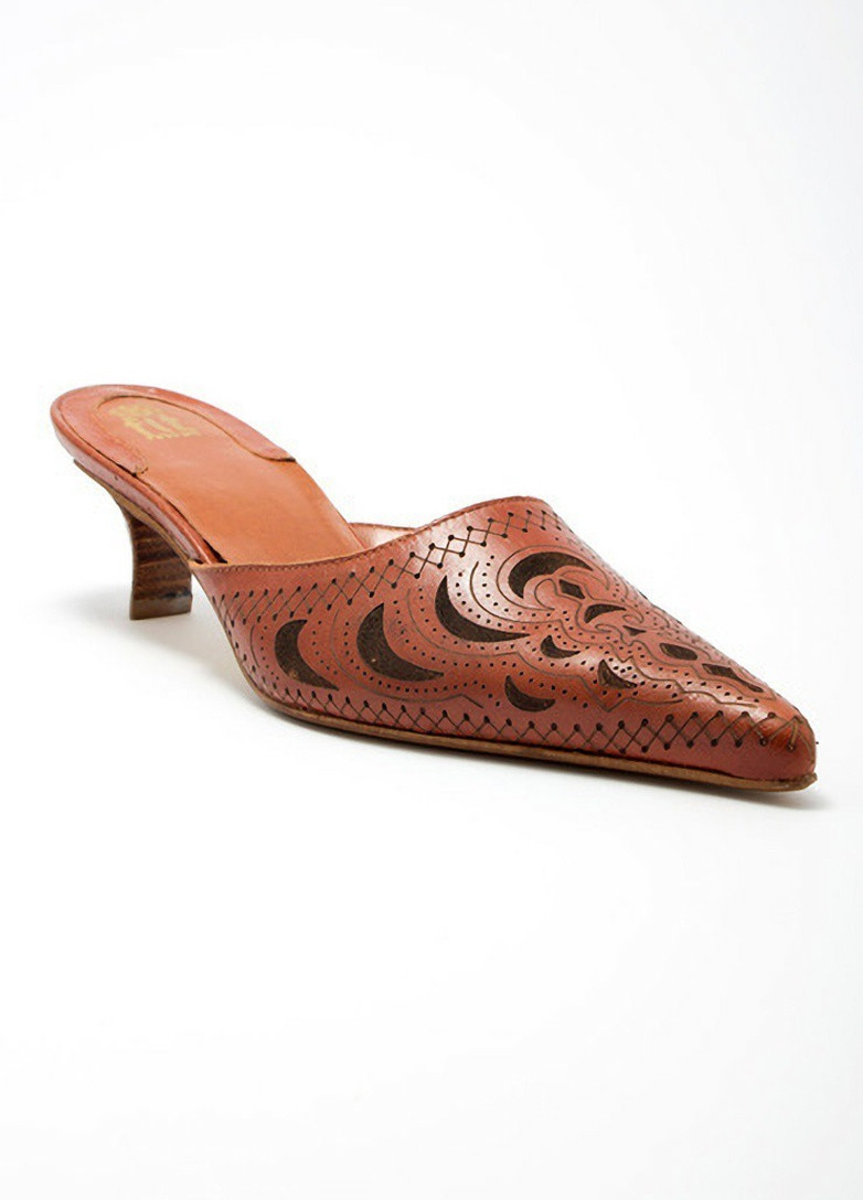 Жіночі туфлі на низькому підборі Бежевий Fit Mix (256795756)