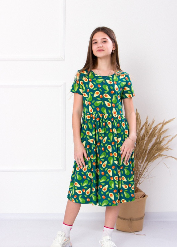 Зелёное платье для девочки (подростковое) р. 134см авокадо носи своє (6257-002-v12) Носи своє (256850147)