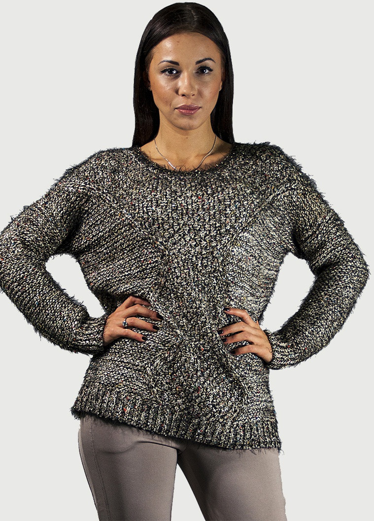 Світло-сірий демісезонний светр джемпер Lowett
