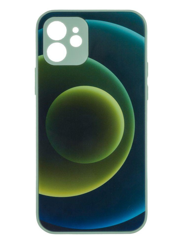 Силиконовый Чехол Накладка Glass TPU Prism Circles для iPhone 12 No Brand (256873803)