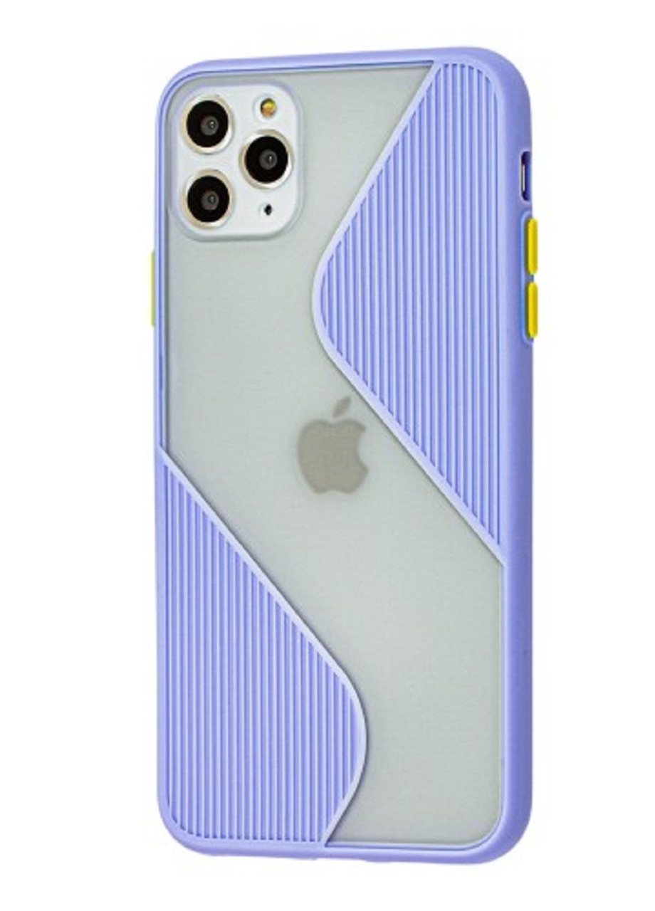 Силіконовий Чохол Накладка Totu Wawe Для iPhone 11 Pro Max Бузковий No Brand (256873802)
