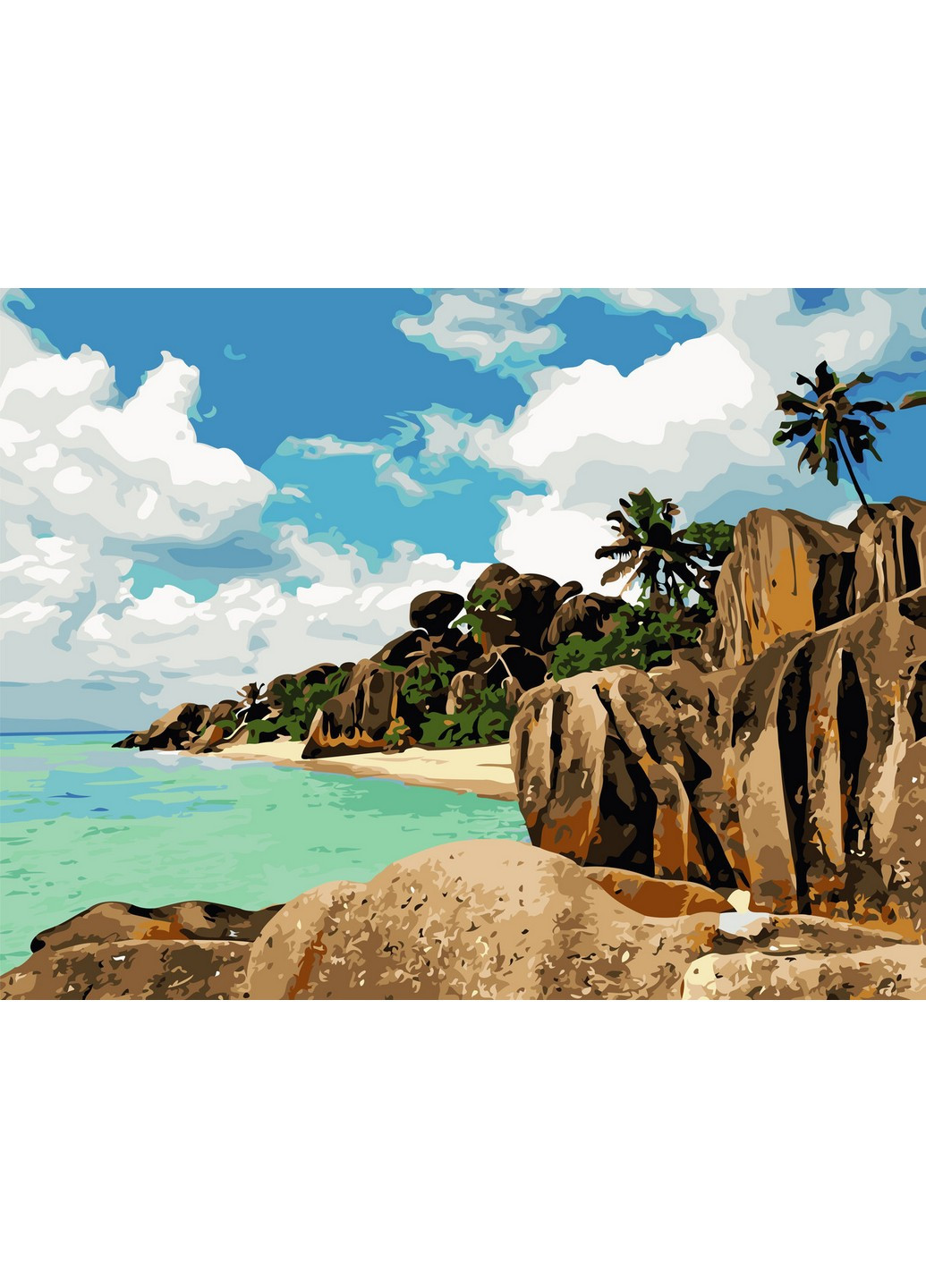 Картина по номерам "У рая" 50х65 см ArtStory (256900340)