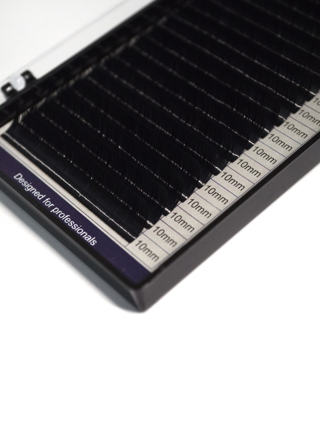 Ресницы для наращивания SUPER MINK LASH 20 линий одна длина черные, изгиб, толщина 0.07мм, длина 10мм JoLee C (256901248)