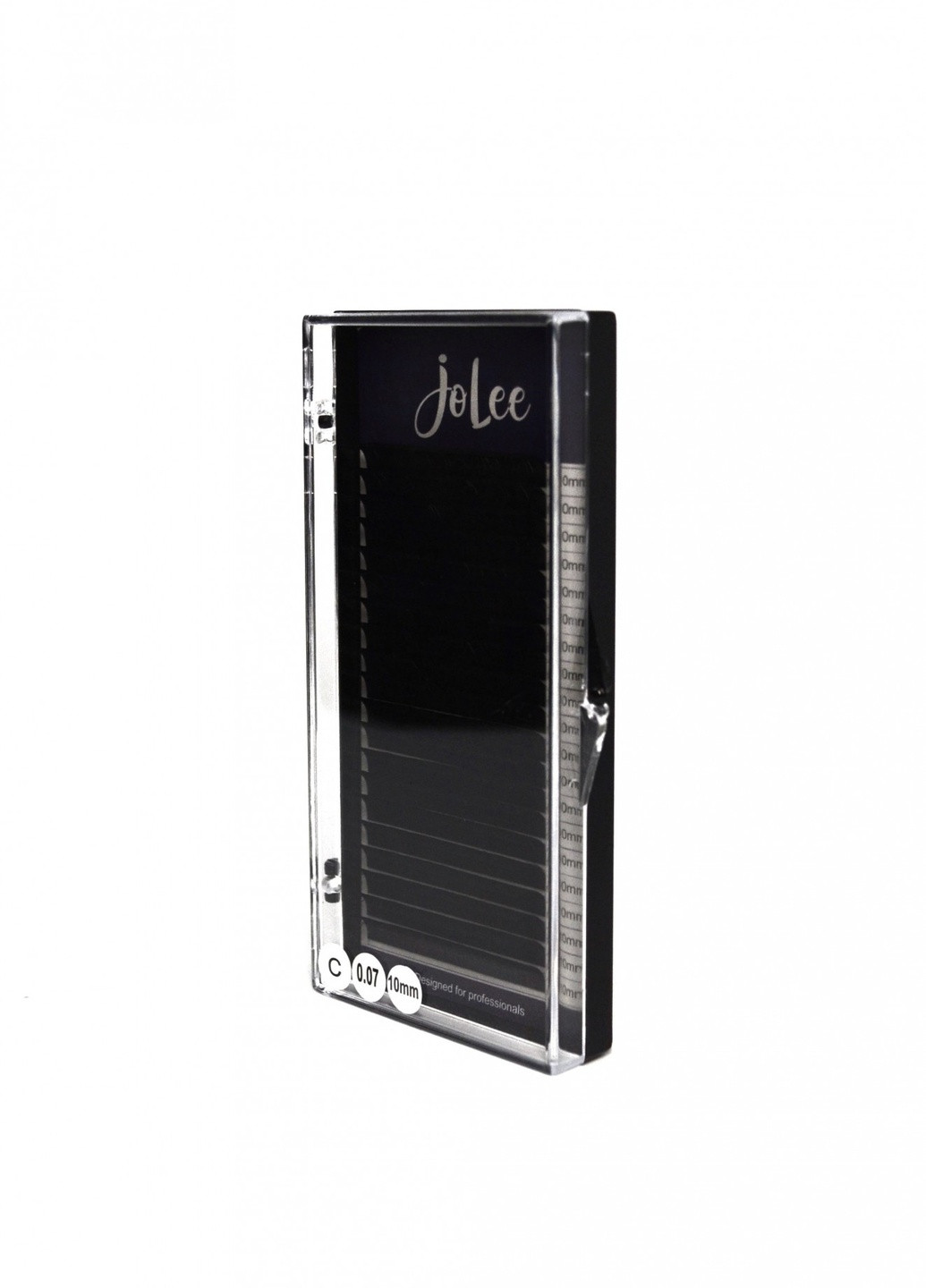 Ресницы для наращивания SUPER MINK LASH 20 линий одна длина черные, изгиб, толщина 0.07мм, длина 10мм JoLee C (256901248)