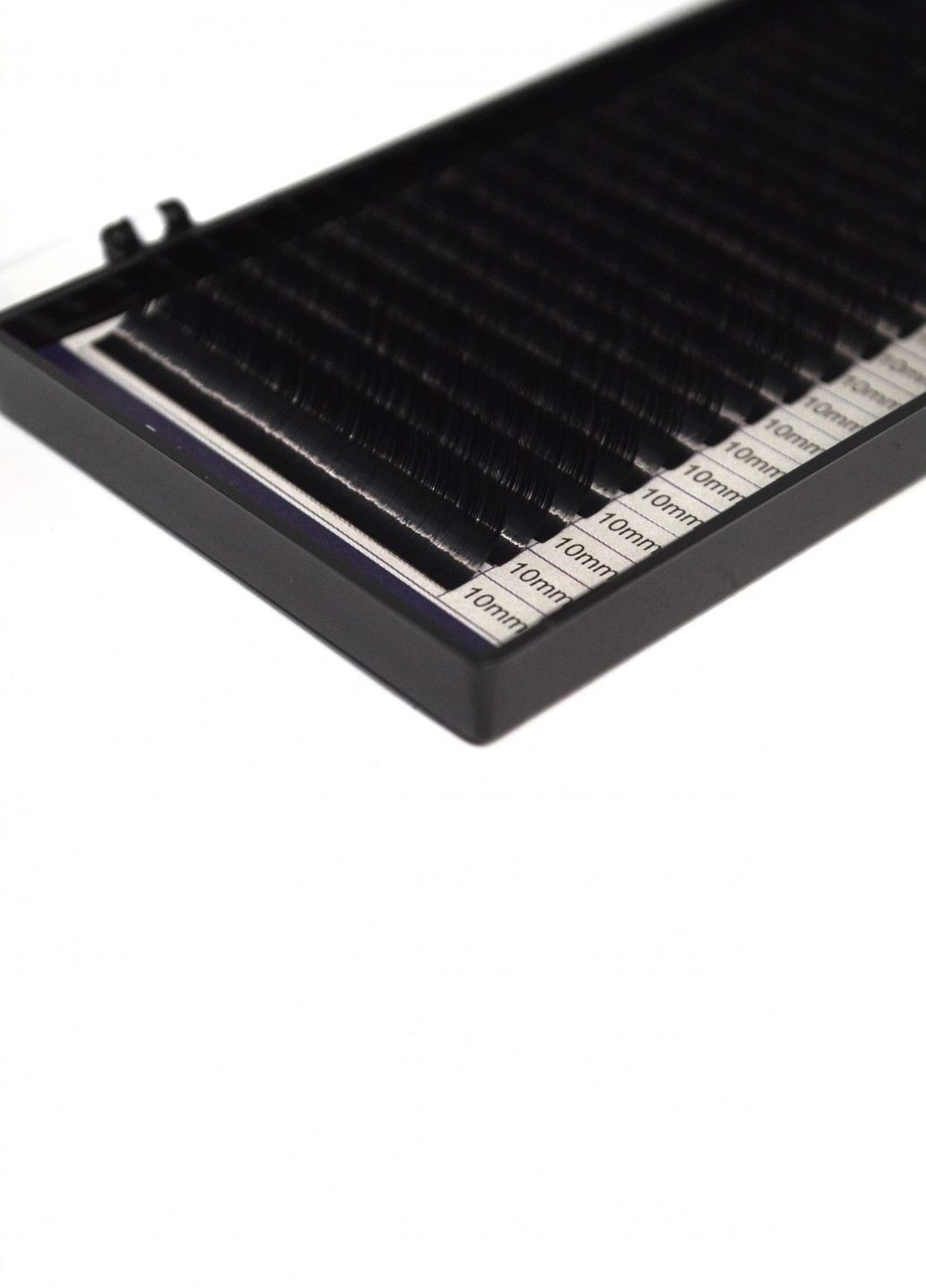 Ресницы для наращивания SUPER MINK LASH 20 линий одна длина черные, изгиб, толщина 0.07мм, длина 10мм JoLee C (256901248)