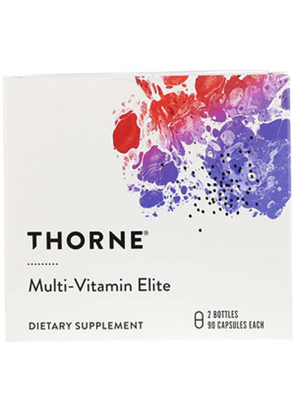 Мультивітаміни еліт Multi-Vitamin Elite 2 пляшки по 90 капсул Thorne Research (256931757)