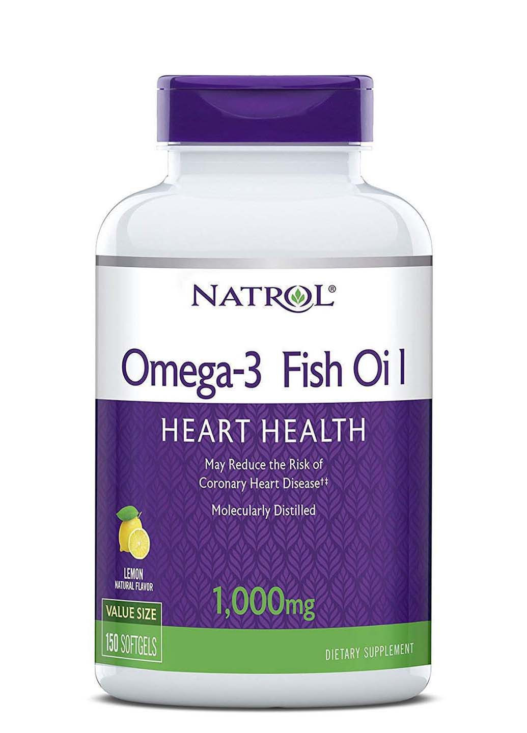 Рыбий жир Omega-3 Fish Oil 1000 мг 150 капсул Natrol (256931799)
