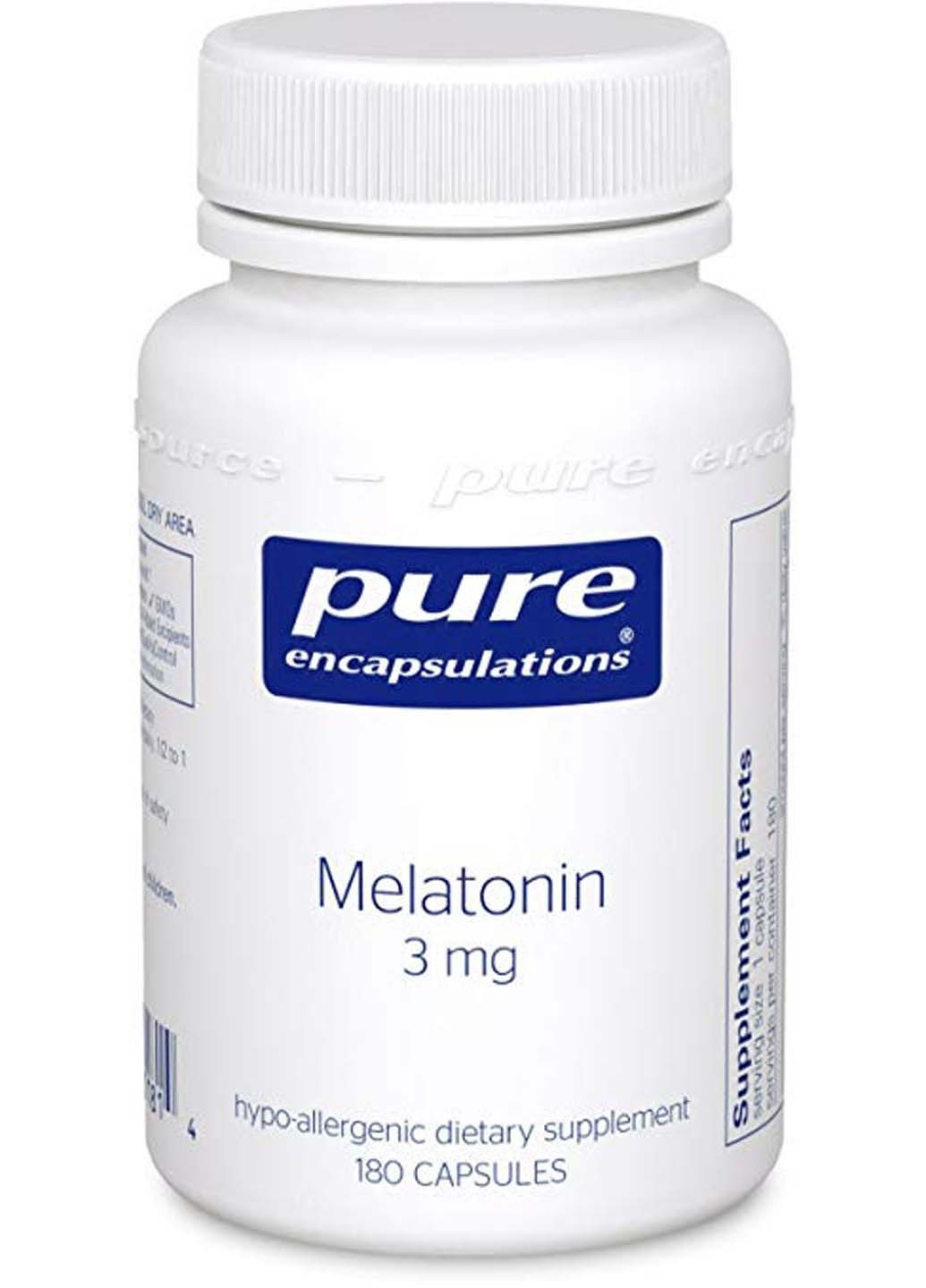 Мелатонин 3 мг 180 капсул Pure Encapsulations (256931099)